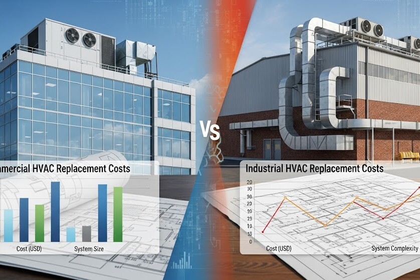 HVAC System Replacement Cost Commercial vs Industrial